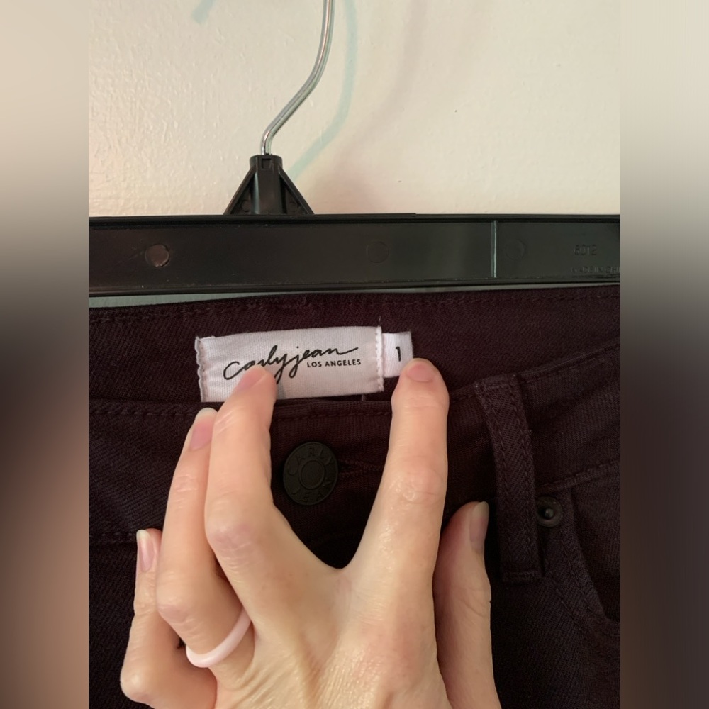 Carly Jean Los Angeles Black Kate Jeans - Size 1 - Picture 3 of 9
